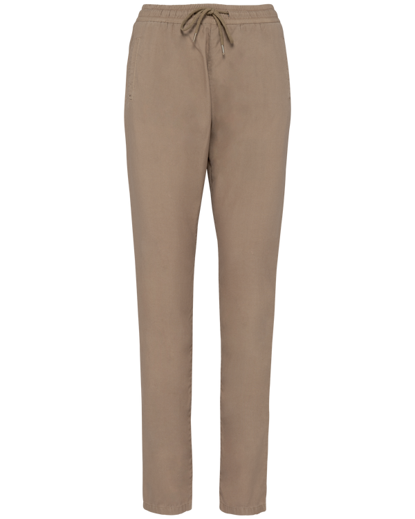 Calças em Liocel Eco-Responsáveis Senhora-Washed Wet Sand-XS-RAG-Tailors-Fardas-e-Uniformes-Vestuario-Pro