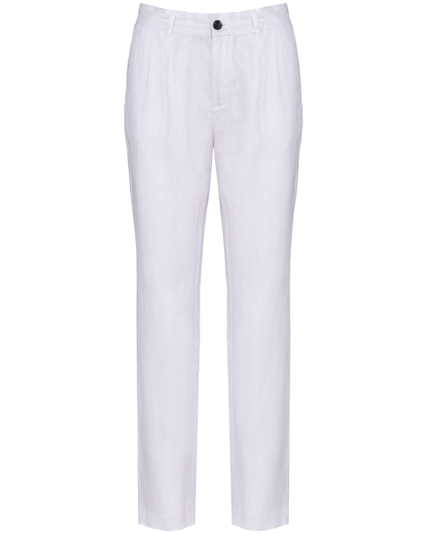 Calças em linho elegantes e leves para senhora-Branco-34-RAG-Tailors-Fardas-e-Uniformes-Vestuario-Pro