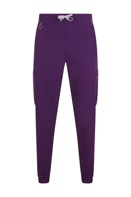 Calças estilo pijama PureStretch jogger Unissexo Essential-Branco - 07-XS-RAG-Tailors-Fardas-e-Uniformes-Vestuario-Pro