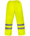 Calças para a chuva respiráveis Hi-Vis Soft Flex-Hi Vis Yellow-S-RAG-Tailors-Fardas-e-Uniformes-Vestuario-Pro