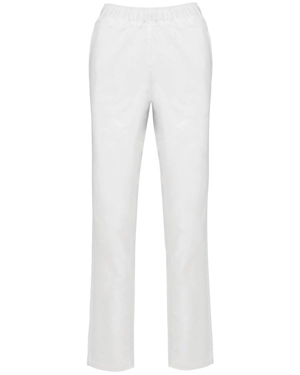 Calças poliéster / algodão de senhora-White-XS-RAG-Tailors-Fardas-e-Uniformes-Vestuario-Pro