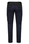 Calças stretch bicolores com corte slim fit - Solid Match