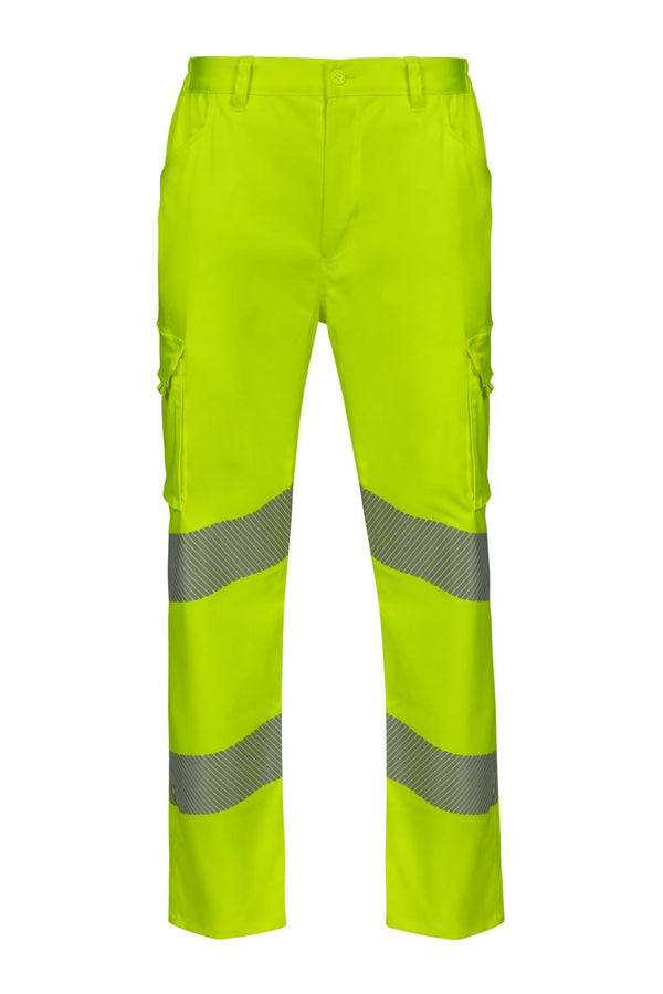 Calças stretch faixas refletoras segmentadas-Amarelo Fluorescente - 20-S-RAG-Tailors-Fardas-e-Uniformes-Vestuario-Pro
