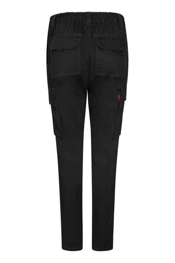 Calças stretch multibolsos de mulher-RAG-Tailors-Fardas-e-Uniformes-Vestuario-Pro