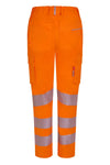 Calças stretch recicladas de alta visibilidade com faixas segmentadas para mulher-RAG-Tailors-Fardas-e-Uniformes-Vestuario-Pro