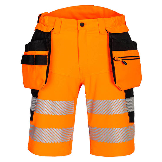 Calções com bolso para coldre DX4 Hi-Vis-Laranja/Preto-UK32" DE48 FR40 EU46-RAG-Tailors-Fardas-e-Uniformes-Vestuario-Pro