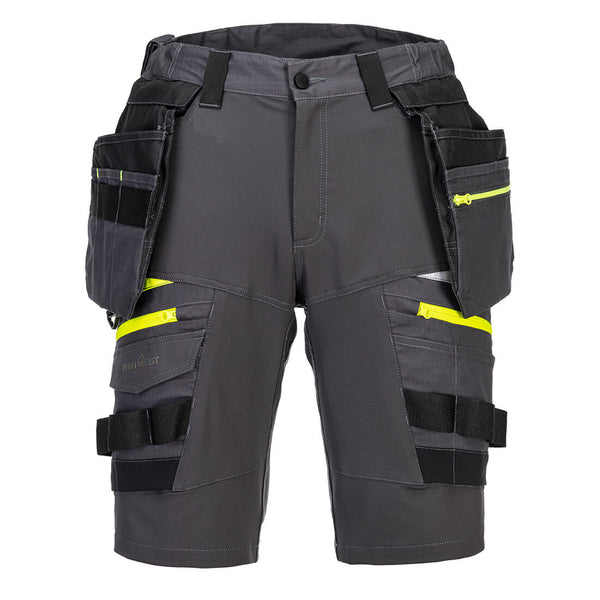 Calções com bolso para coldre amovível DX4-Cinza Metal-UK26" DE42 FR34 EU40-RAG-Tailors-Fardas-e-Uniformes-Vestuario-Pro