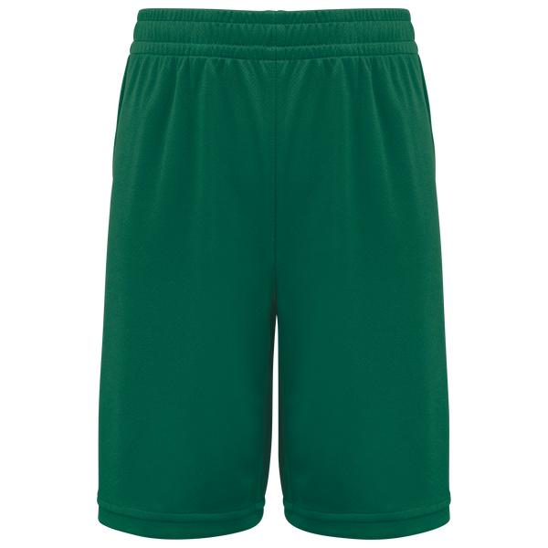 Calções de Basquetebol Infantil Respiráveis-Verde Escuro-09-4/6 anos-RAG-Tailors-Fardas-e-Uniformes-Vestuario-Pro