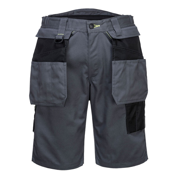 Calções de trabalho PW3-Cinza Zoom/Preto-UK32" DE48 FR40 EU46-RAG-Tailors-Fardas-e-Uniformes-Vestuario-Pro
