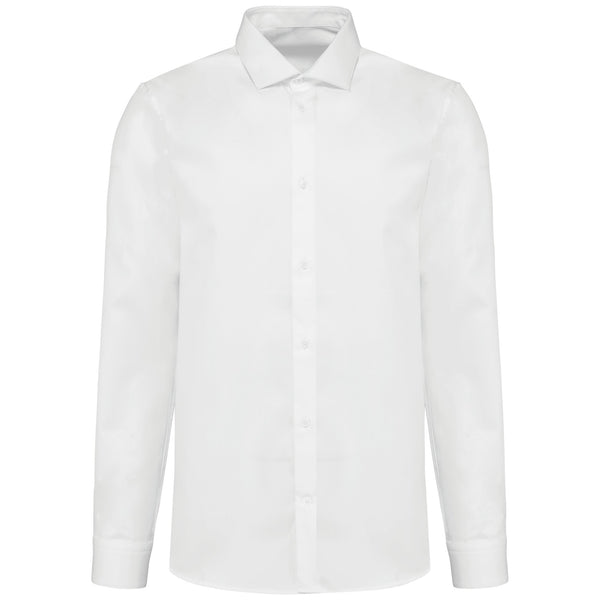 Camisa 100% Algodão com manga comprida de homem-White-S-RAG-Tailors-Fardas-e-Uniformes-Vestuario-Pro