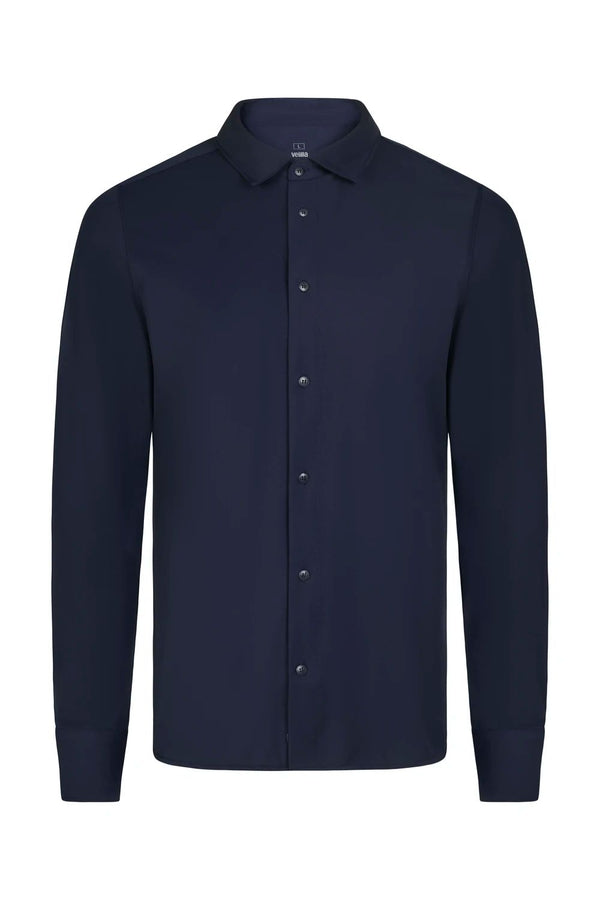 Camisa Antirrugas de Homem-Azul Navy - 61-S-RAG-Tailors-Fardas-e-Uniformes-Vestuario-Pro