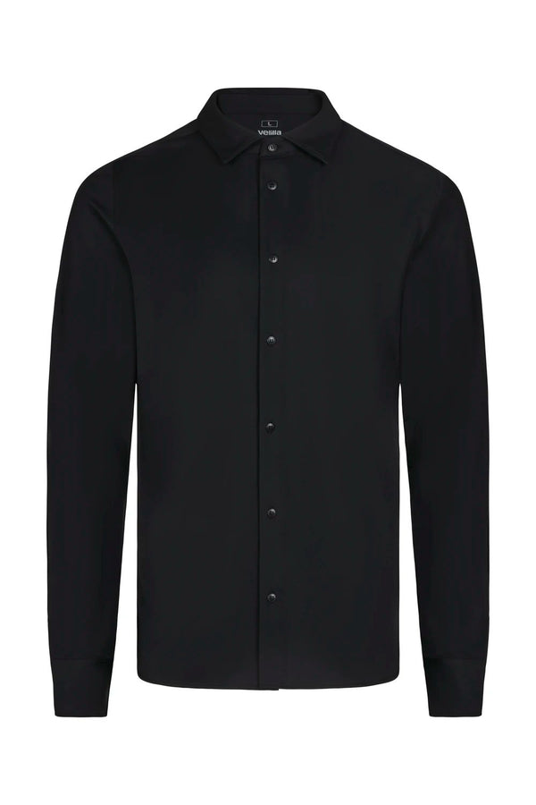 Camisa Antirrugas de Homem-Preto - 00-S-RAG-Tailors-Fardas-e-Uniformes-Vestuario-Pro