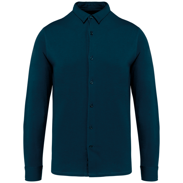 Camisa Biológica Alqueva-Azul Pavão-S-RAG-Tailors-Fardas-e-Uniformes-Vestuario-Pro