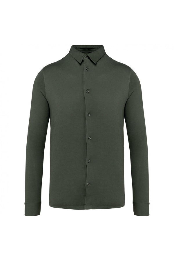 Camisa Biológica Alqueva-Khaki-S-RAG-Tailors-Fardas-e-Uniformes-Vestuario-Pro