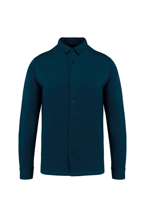 Camisa Biológica Alqueva-Azul Petróleo-S-RAG-Tailors-Fardas-e-Uniformes-Vestuario-Pro