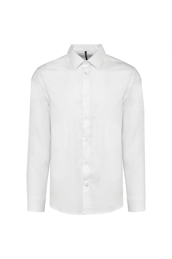 Camisa De Homem Grécia Manga Comprida Em Oxford De Tratamento Fácil-Branco-S-RAG-Tailors-Fardas-e-Uniformes-Vestuario-Pro