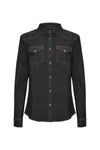 Camisa Demin Senhora Gracieira-Denim Cinza Escuro - 85-XS-RAG-Tailors-Fardas-e-Uniformes-Vestuario-Pro