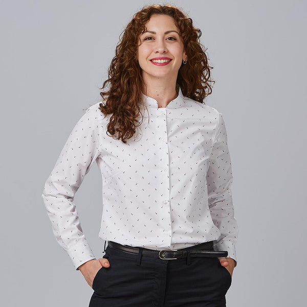Camisa Feminina GEVRA-Cubos-1138-XS-RAG-Tailors-Fardas-e-Uniformes-Vestuario-Pro