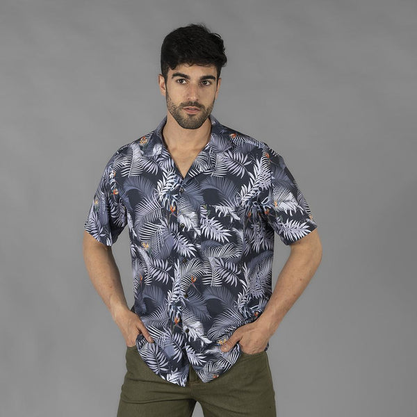 Camisa Homem Estampada Seior-HIBISCUS-S-RAG-Tailors-Fardas-e-Uniformes-Vestuario-Pro