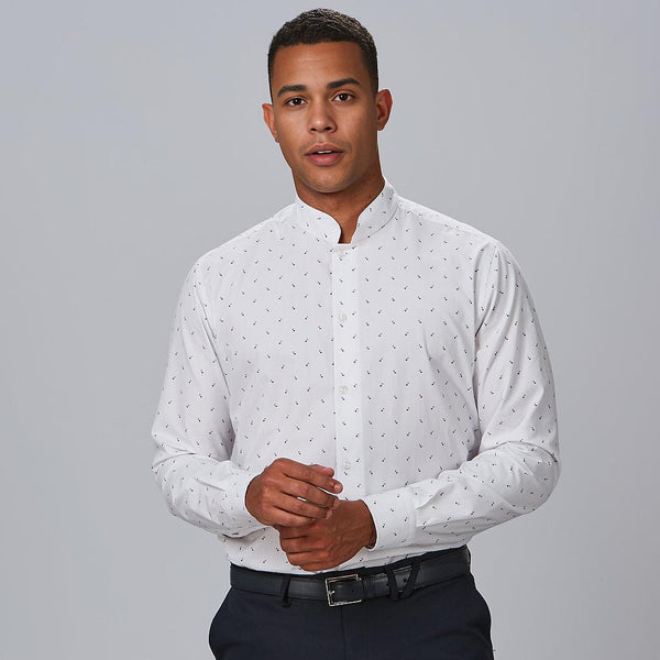 Camisa Homem Slim Fit Giuseppe Mao Cubos-Estampado Cubos-1138-38-RAG-Tailors-Fardas-e-Uniformes-Vestuario-Pro