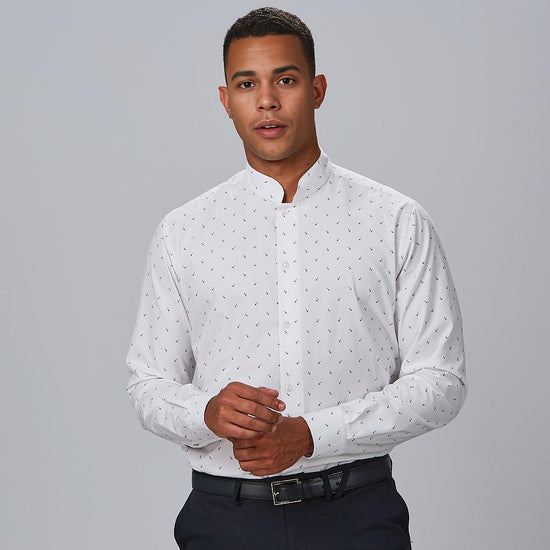 Camisa Homem Slim Fit Giuseppe Mao Cubos-Estampado Cubos-1138-XS-RAG-Tailors-Fardas-e-Uniformes-Vestuario-Pro