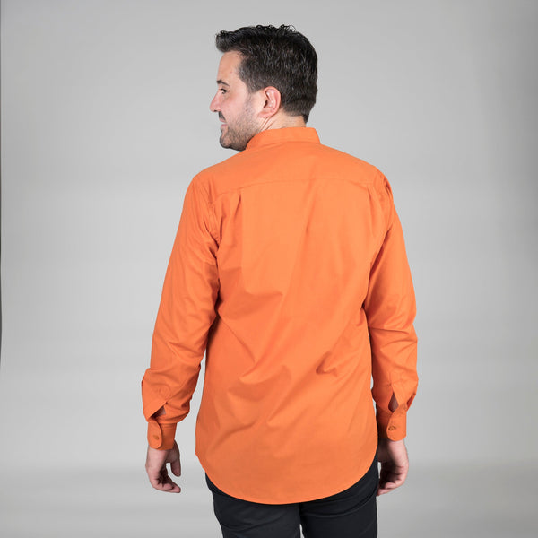 Camisa Homem gola MAO M/Comprida-RAG-Tailors-Fardas-e-Uniformes-Vestuario-Pro