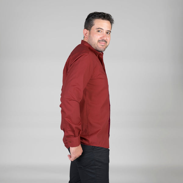 Camisa Homem gola MAO M/Comprida-RAG-Tailors-Fardas-e-Uniformes-Vestuario-Pro
