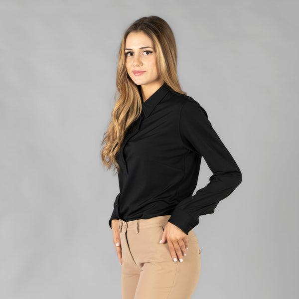 Camisa Interlock Feminina Ludos-RAG-Tailors-Fardas-e-Uniformes-Vestuario-Pro