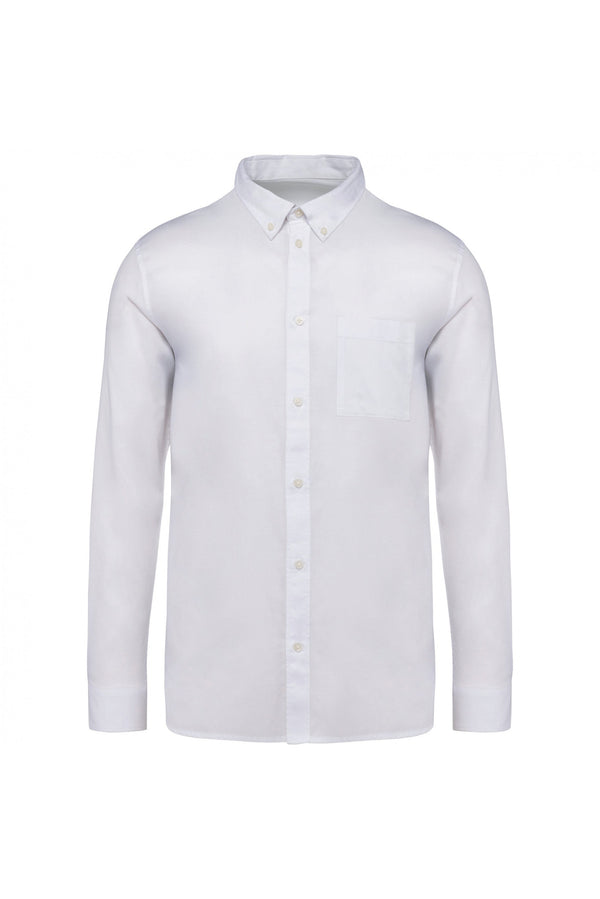 Camisa Liocel Tencel-Branco-S-RAG-Tailors-Fardas-e-Uniformes-Vestuario-Pro
