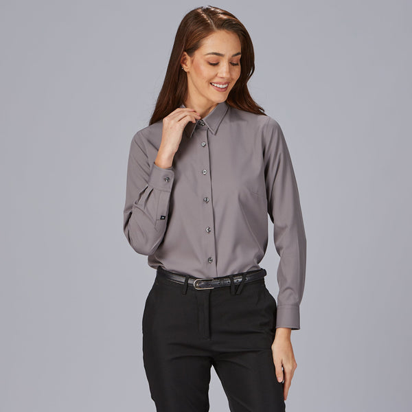 Camisa Mulher Moledo-Cinzento - 109-XS-RAG-Tailors-Fardas-e-Uniformes-Vestuario-Pro