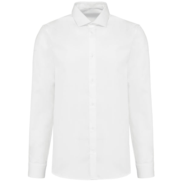 Camisa Oxford Pinpoint manga comprida de homem-White-S-RAG-Tailors-Fardas-e-Uniformes-Vestuario-Pro