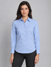 Camisa Oxford de Manga Comprida para Senhora EMBASSY-Azul céu-220-XS-RAG-Tailors-Fardas-e-Uniformes-Vestuario-Pro