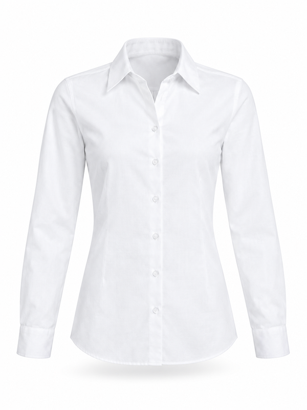 Camisa Oxford de Manga Comprida para Senhora EMBASSY-RAG-Tailors-Fardas-e-Uniformes-Vestuario-Pro