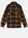 Camisa Polar Forrada e Acolchoada Homem-Caqui / Preto-S-RAG-Tailors-Fardas-e-Uniformes-Vestuario-Pro