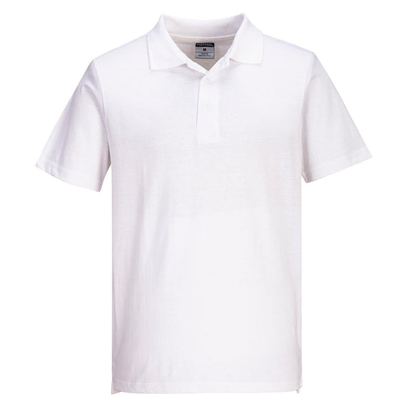 Camisa Polo Jersey leve (48 numa caixa)-Branco-S-RAG-Tailors-Fardas-e-Uniformes-Vestuario-Pro