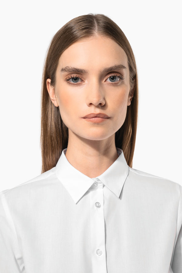 Camisa Popeline Polialgodão de Tratamento Fácil de Senhora-RAG-Tailors-Fardas-e-Uniformes-Vestuario-Pro