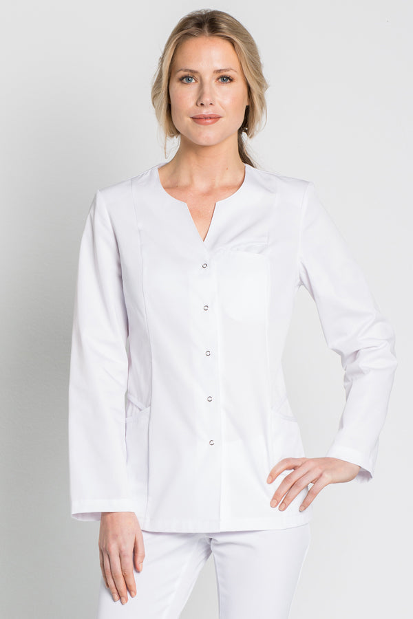 Camisa Saúde estilo Militar m/comprida-Branco-XS / (SP)-RAG-Tailors-Fardas-e-Uniformes-Vestuario-Pro