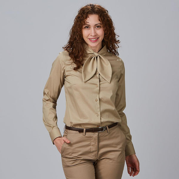 Camisa Senhora Cintia-Areia-XS-RAG-Tailors-Fardas-e-Uniformes-Vestuario-Pro