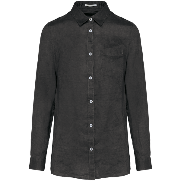Camisa Senhora Linho Pavão-Antracite Grey-XS-RAG-Tailors-Fardas-e-Uniformes-Vestuario-Pro