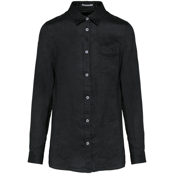 Camisa Senhora Linho Pavão-Preto-XS-RAG-Tailors-Fardas-e-Uniformes-Vestuario-Pro