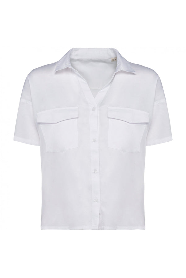 Camisa Senhora Oversize em Liocel-Branco-XS-RAG-Tailors-Fardas-e-Uniformes-Vestuario-Pro