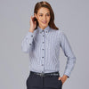 Camisa Senhora Riscas Bicolor Simonetta-Azul/Marinho-1139-XS-RAG-Tailors-Fardas-e-Uniformes-Vestuario-Pro