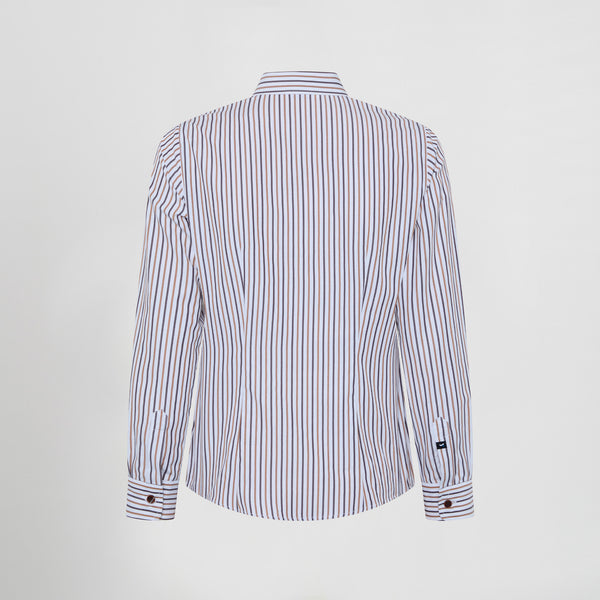 Camisa Senhora Riscas Bicolor Simonetta-RAG-Tailors-Fardas-e-Uniformes-Vestuario-Pro