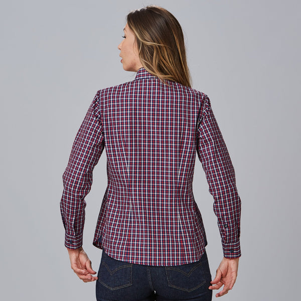 Camisa Senhora Xadrez Caterina-RAG-Tailors-Fardas-e-Uniformes-Vestuario-Pro