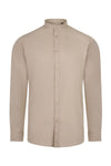Camisa Stretch Manga Longa para Homem-BEGE CLARO - 47-S-RAG-Tailors-Fardas-e-Uniformes-Vestuario-Pro