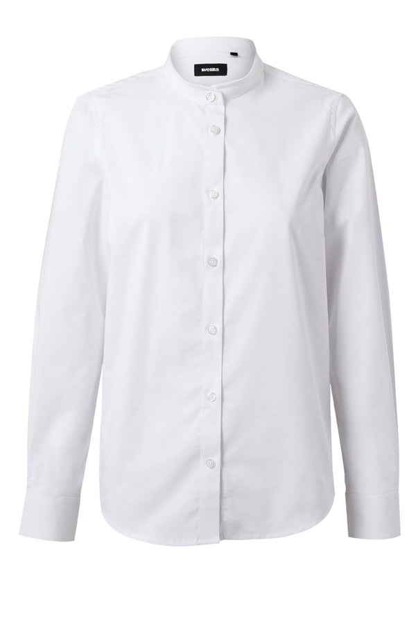 Camisa Stretch Manga Longa para Mulher-BRANCO - 07-XS-RAG-Tailors-Fardas-e-Uniformes-Vestuario-Pro