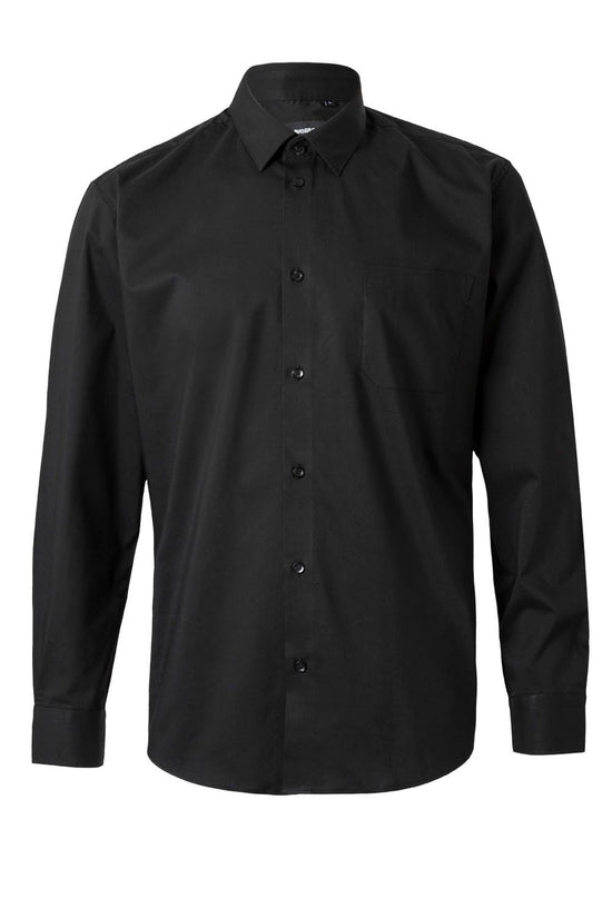 Camisa Stretch de Homem-Preto-S-RAG-Tailors-Fardas-e-Uniformes-Vestuario-Pro