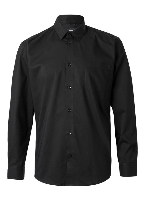 Camisa Stretch de Homem-Preto-S-RAG-Tailors-Fardas-e-Uniformes-Vestuario-Pro