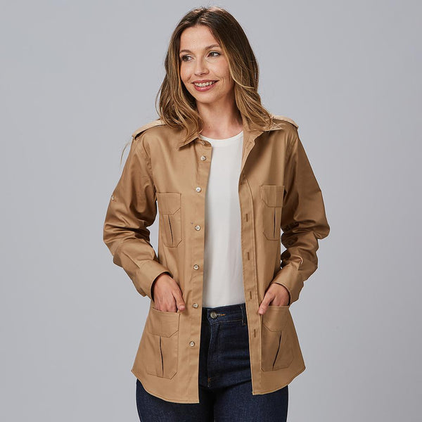 Camisa Unissexo Slim Fit Manga Roll Up Michele-RAG-Tailors-Fardas-e-Uniformes-Vestuario-Pro