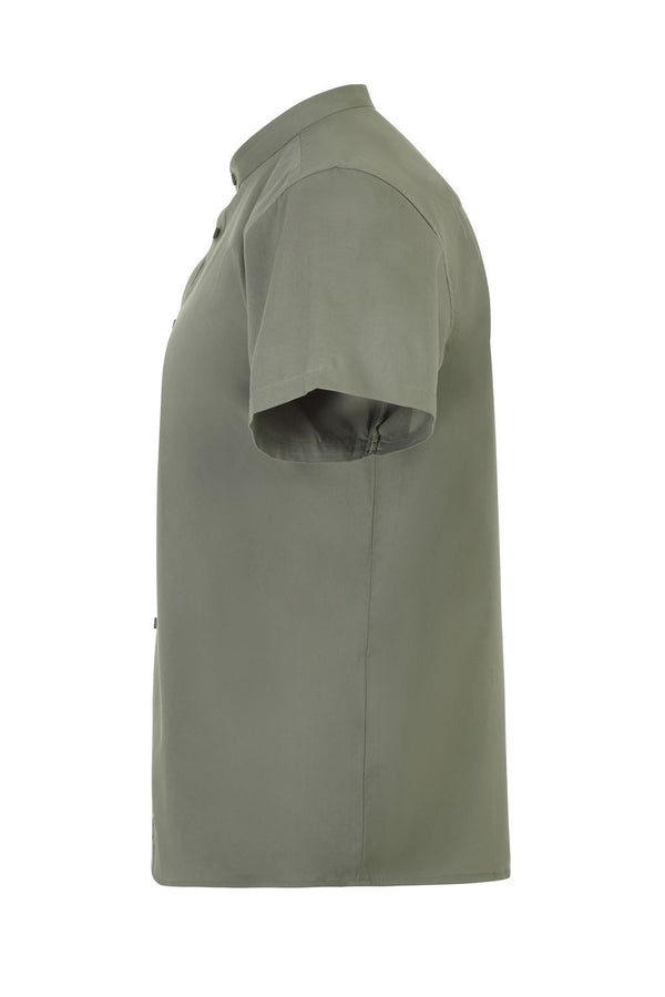 Camisa de Homem Gola Padre Stretch Manga Curta-RAG-Tailors-Fardas-e-Uniformes-Vestuario-Pro